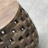 Đôn gỗ lỗ tròn nâu - DG1 - 450x500mm